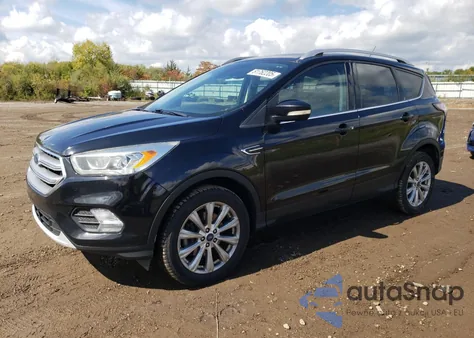 2017 Ford Escape Titanium из США, поврежденный, VIN 1FMCU9JD7HUC77588
